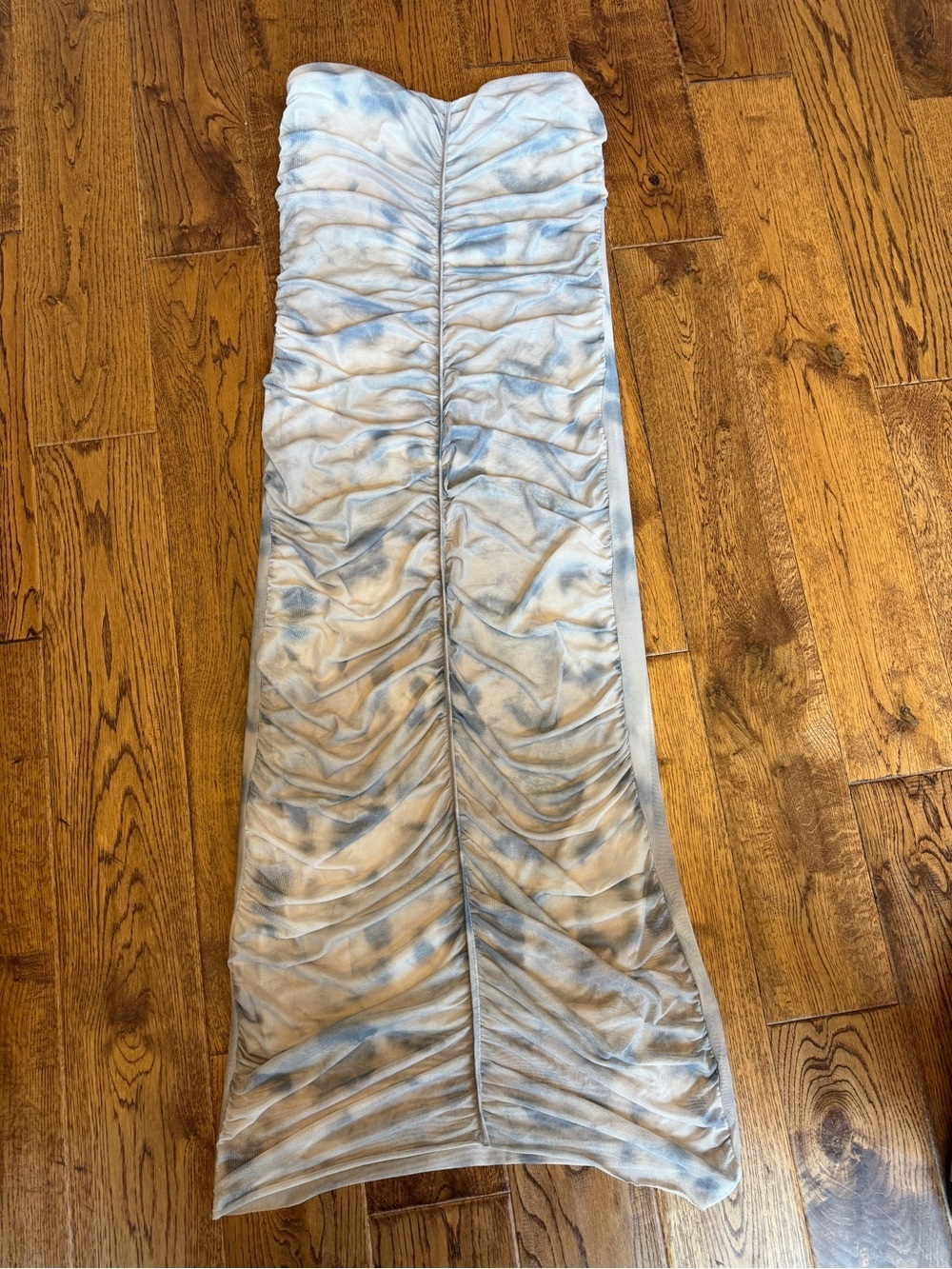 Zara draped tulle dress strapless mid dress body con size M perfect condition - Picture 2 of 4